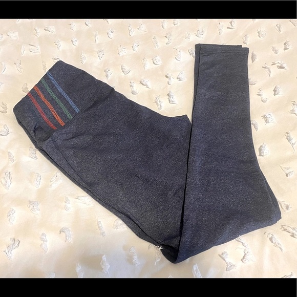 Pendleton Navy Blue Heather Leggings, Size M - Picture 3 of 7